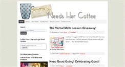 Desktop Screenshot of mommyneedshercoffee.com
